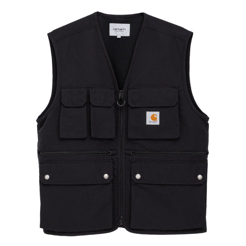 Carhartt Wip Irwin Vest Black I034505 4068584037016 Front Degli Uberti
